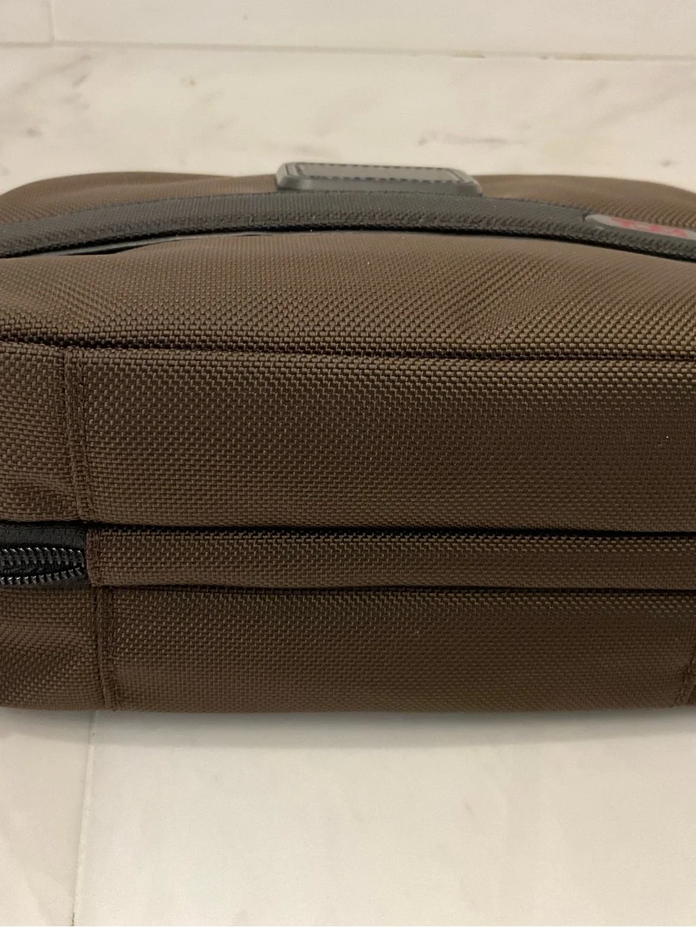 NEW Tumi GEN 4.3 - 8.5” Ballistic Zippered Split Travel Dopp Kit - COFFEE BROWN